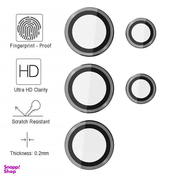 محافظ لنز دوربین گوشی موبایل بوف مدل HD-ColorLenz مناسب برای سامسونگ Galaxy S25 Ultra