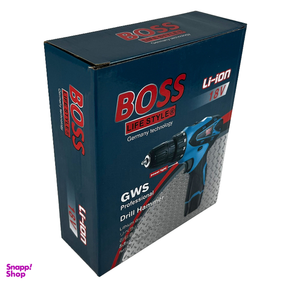 پیچ گوشتی شارژی باس کد 18v-1B Blue