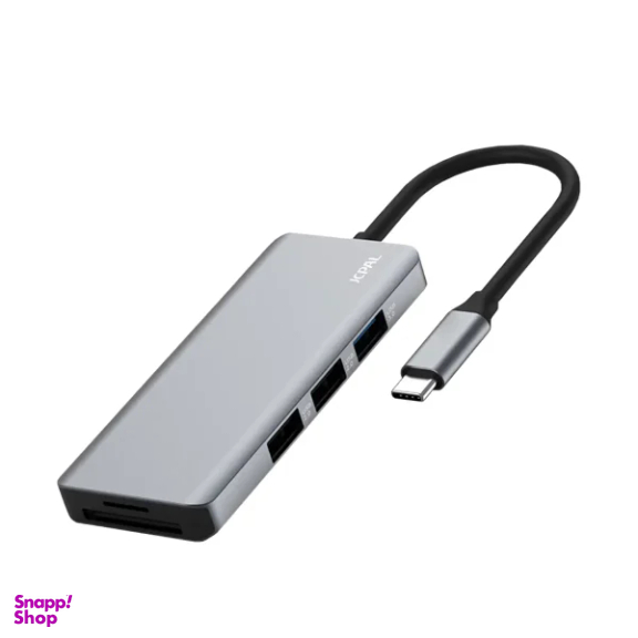 هاب جی سی پال مدل USB-C 7-Port Hub JCP6300