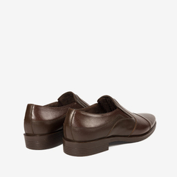 کفش رسمی مردانه چرم طبیعی مونو کد J5502_091 رنگ قهوه ای تیره