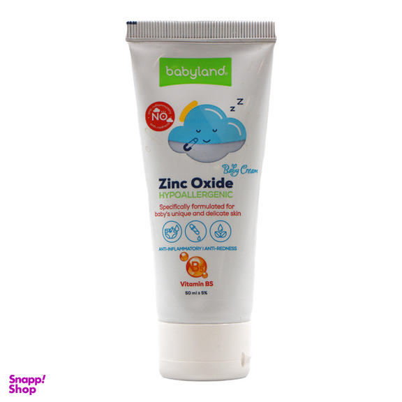 کرم زینک اکساید بی بی لند مدل محافظت کننده و ضد التهاب حجم 60 میلی لیتر