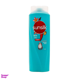 شامپو مو سان سیلک مدل Thick & Long حجم 350 میلی‌ لیتر