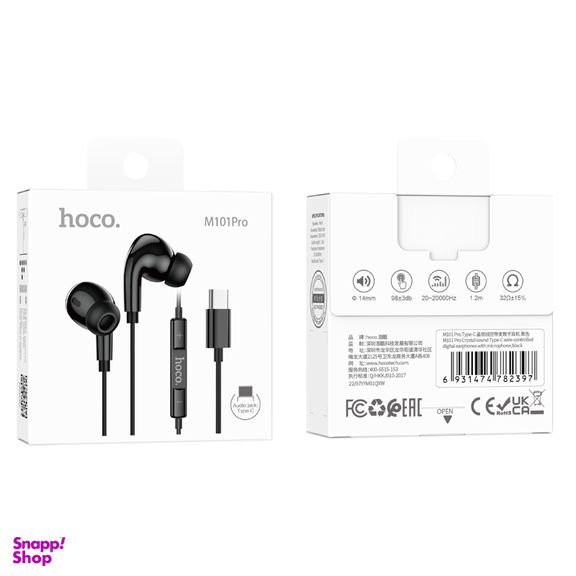 هندزفری باسیم هوکو مدل M101 Pro Type-C طول 1.2 متر