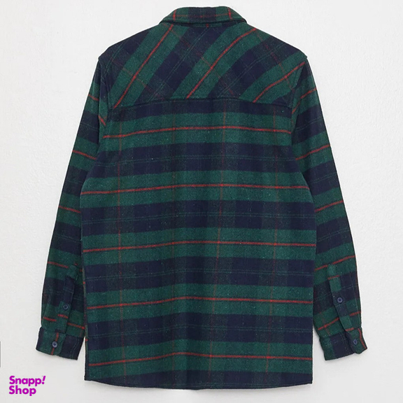 پیراهن آستین بلند مردانه ال سی وایکیکی مدل چارخونه