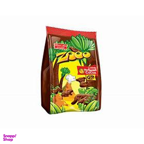 بیسکویت پتی بور پاکتی باغ وحشی با طعم کاکائو شیرین عسل وزن 50 گرم