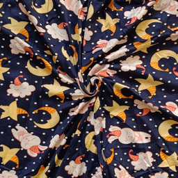 شلوار گیاهی زنانه لدی مدل عروسکی کد P15 رنگ سرمه ای