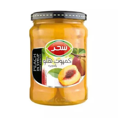 کمپوت هلو سحر وزن 660 گرم