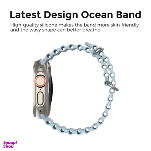 بند ساعت هوشمند آهااستایل مدل WG102_1 مناسب اپل واچ 42/44/45/49 میلی متر