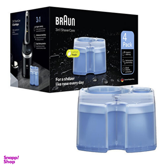 مایع شستشو ماشین اصلاح براون مدل CCR4 بسته 4 عددی