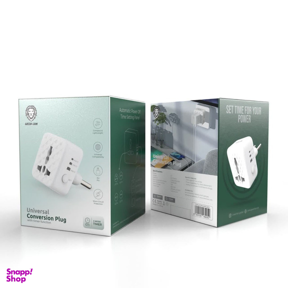 آداپتور برق گرین لاین مدل Universal Conversion Plug (G1)