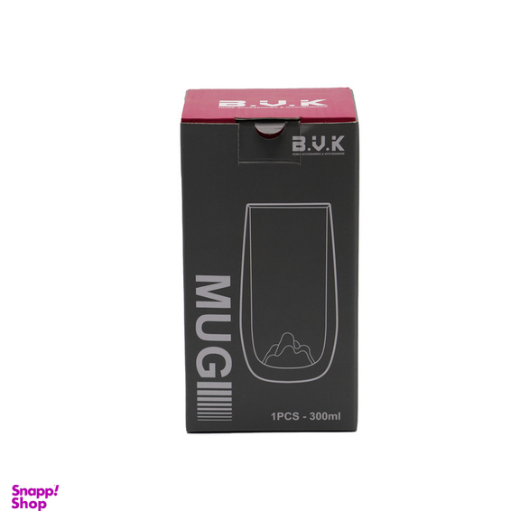 لیوان دو جداره بی وی کی 300 کد 315010