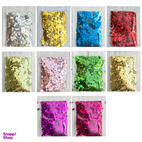 پولک طرح ستاره مجموعه 10 عددی