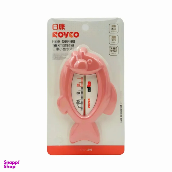 دماسنج کودک رووکو مدل ماهی رنگ صورتی