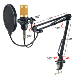 پایه میکروفون تلسکوپی مدل BM800