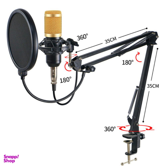پایه میکروفون تلسکوپی مدل BM800