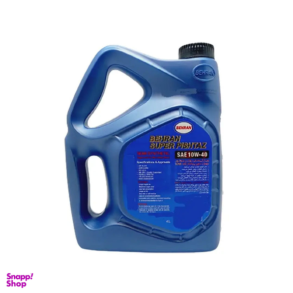 روغن موتور بهران سوپر پیشتاز مدل 10W-40 SL حجم 4 لیتر