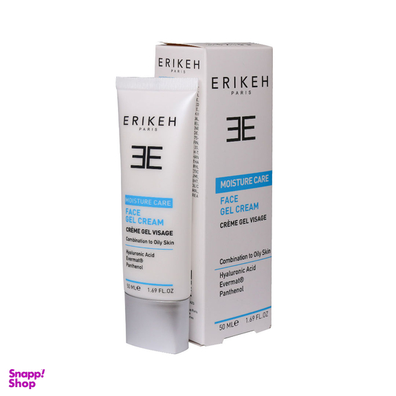 ژل کرم مرطوب کننده صورت اریکه مدل Moisture Care حجم 50 میلی لیتر