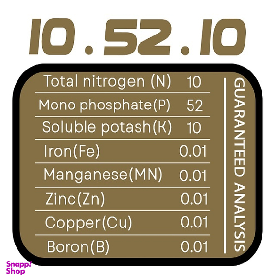 کود محرک ریشه زایی 10-52-10 حاصلخیز مدل X-Green حجم 250 میلی لیتر