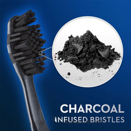 مسواک زغالی اورال بی مدل Charcoal بسته 2 عددی