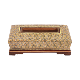 جعبه دستمال کاغذی خاتم کاری کد 24900021