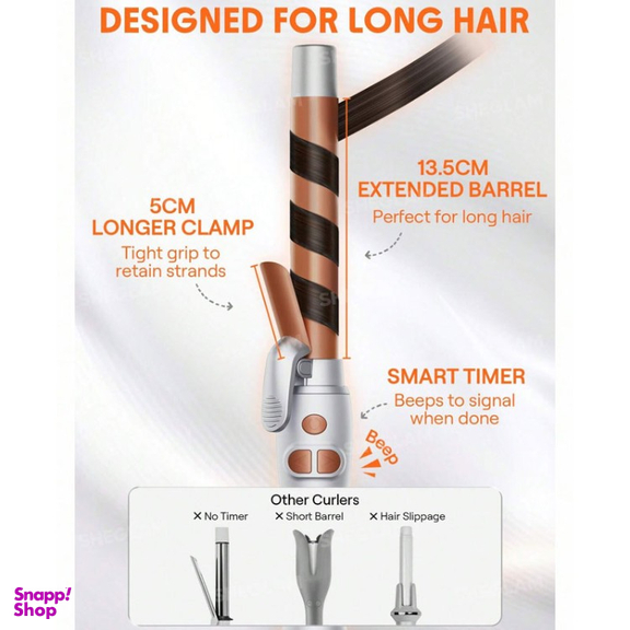 فر کننده مو شیگلم هیر مدل Curling Iron