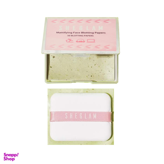 کاغذ کنترل چربی شگلم مدل Mattifying مجموعه 50 عددی