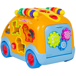 ماشین اتوبوس شادی هولی تویز مدل 988 Activity Shape Sorting Bus