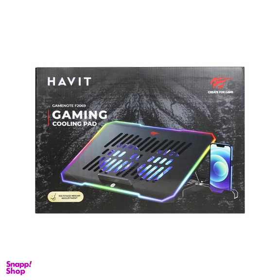 استند گوشی و پایه خنک کننده لپ تاپ هویت کد F2069