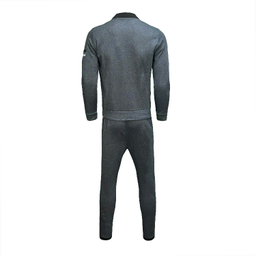 ست گرمکن و شلوار ورزشی مردانه تکنیک پلاس07 مدل GK-130-ZO رنگ ذغالی