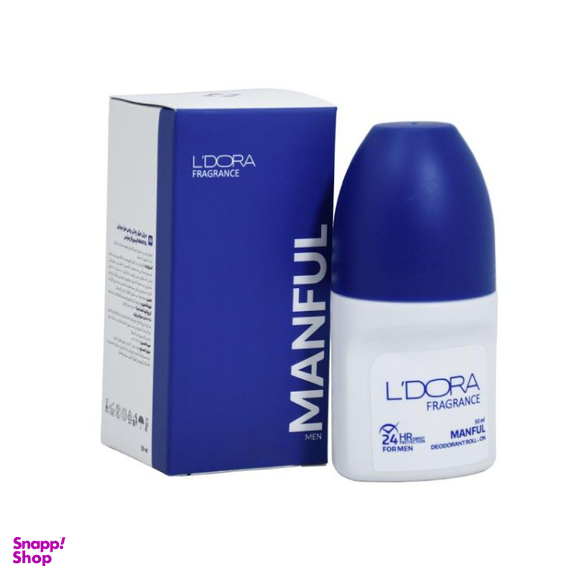 مام رول ضدتعریق مردانه لدورا مدل MANFUL حجم 50 میلی لیتر