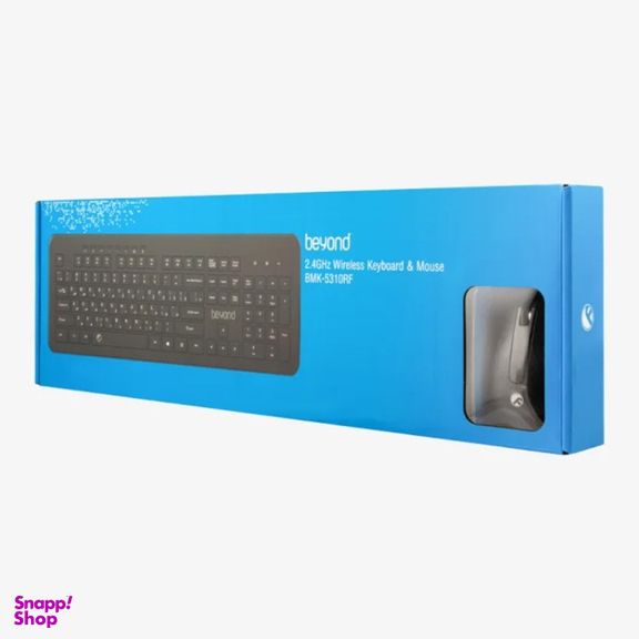 کیبورد و ماوس بی‌ سیم بیاند مدل BMK-5310 RF