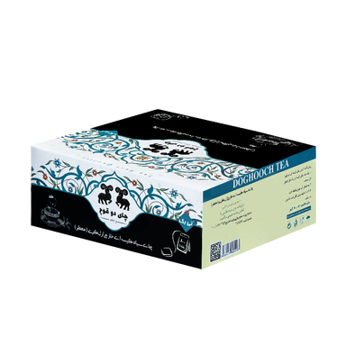 چای سیاه کیسه ای خارجی ارل گری دو قوچ بسته 100 عددی