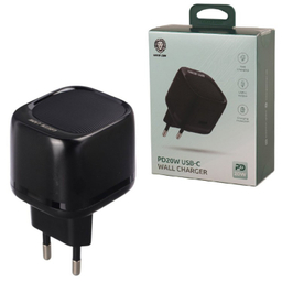 شارژر دیواری فست شارژ گرین لاین مدل GNPD20EUWCBK 3A PD 20W
