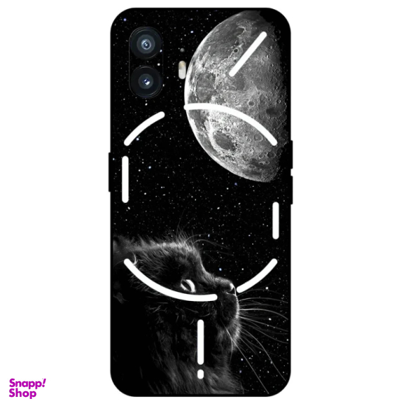 کاور گوشی موبایل مگافون طرح گربه مدل 1882 مناسب ناتینگ Phone 2