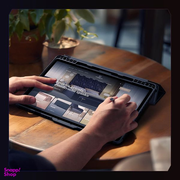 کیف کلاسوری نیلکین مدل Camshield Bumper Flip Folding مناسب تبلت سامسونگ Galaxy Tab S9 Fe Plus