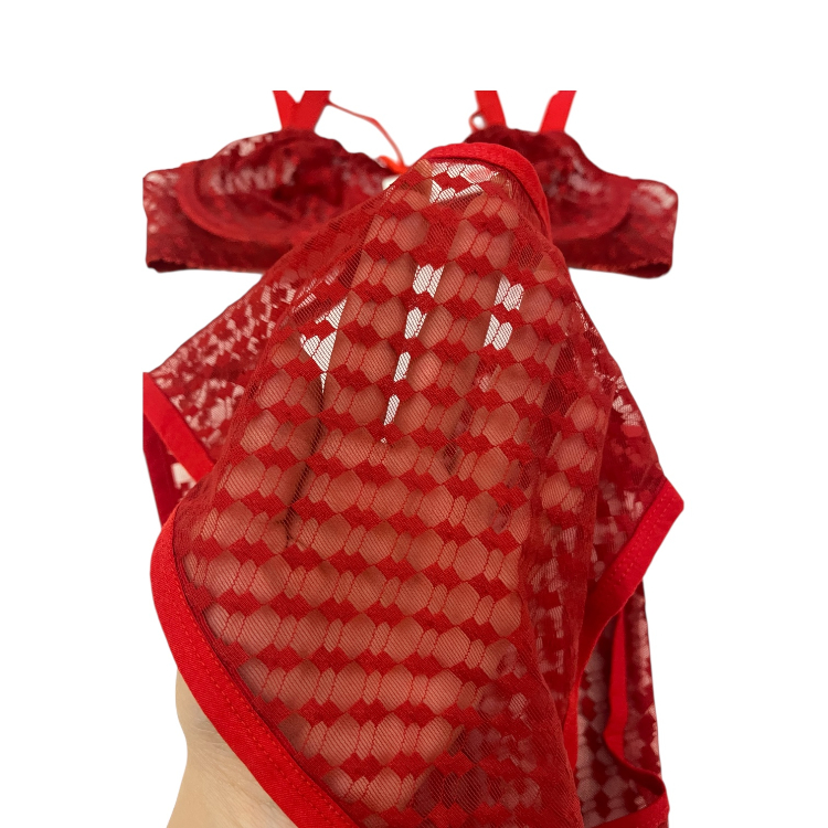 ست شورت و سوتین زنانه پریچهر کد NM-PR-01 رنگ قرمز