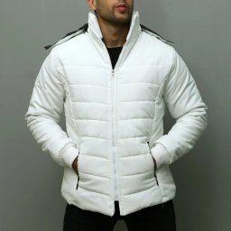 کاپشن مردانه مدل GD-s-17288097 رنگ سفید