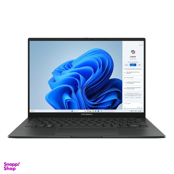 لپ تاپ 14 اینچ ایسوس مدل Zenbook 14 OLED Q415MA Ultra 5 125H 8GB 512GB