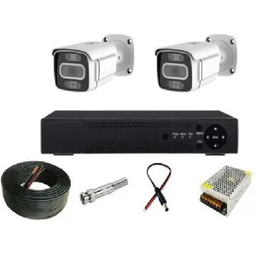 دوربین مداربسته دید در شب رنگی مدل Night Vision مجموعه 7 عددی