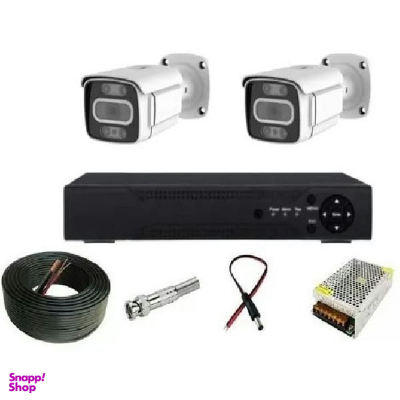دوربین مداربسته دید در شب رنگی مدل Night Vision مجموعه 7 عددی