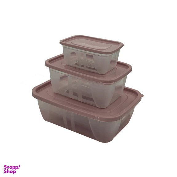 ظرف نگهدارنده اشکان مدل شاندیز مجموعه 3 عددی