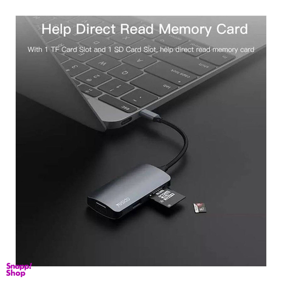 هاب 7 پورت USB-C یسیدو مدل HB16