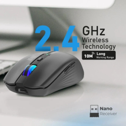 ماوس بی سیم پرومیت مدل KITT RGB