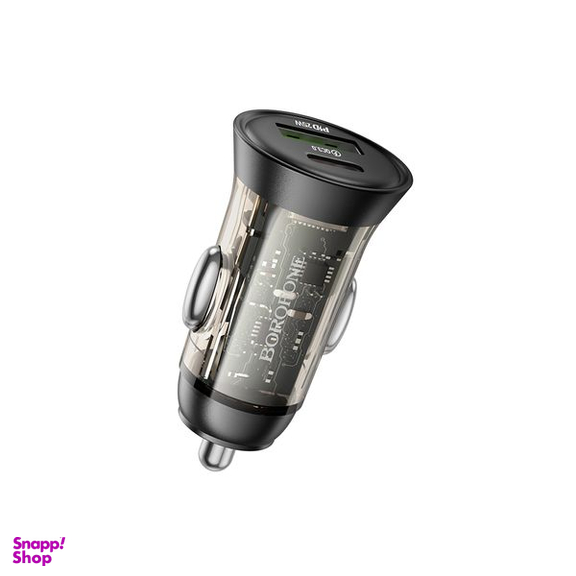 شارژر فندکی 25 وات بروفون مدل BZ26A PD+QC3.0