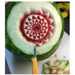 ست چاقو میوه آرایی و حکاکی کد 1612 مجموعه 4 عددی