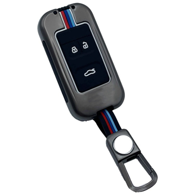 کاور ریموت و سوئیچ خودرو کالانیکس مدل COV-TIGO7-10342 طرح فلزی مناسب چری تیگو 7