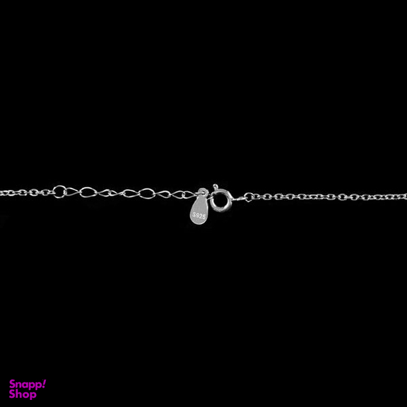 گردنبند نقره زنانه سواروسکی مدل قلب تو قلب ظریف کد 6976