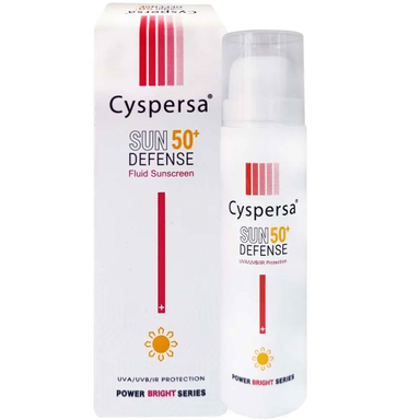 فلوئید ضد آفتاب SPF50 سیسپرسا مدل Power Bright حجم 50 میلی لیتر