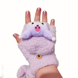 دستکش دخترانه طرح کرومی