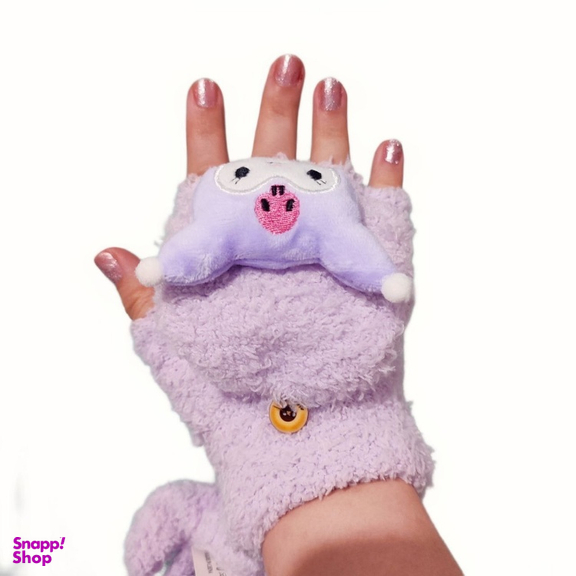 دستکش دخترانه طرح کرومی